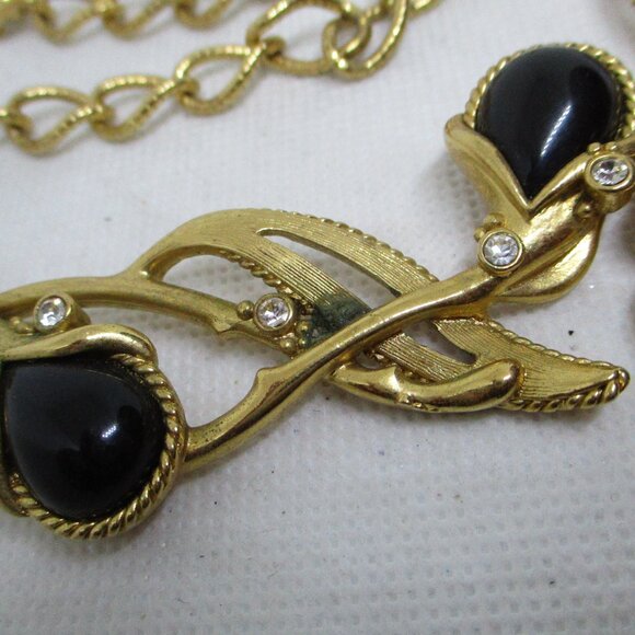 JOSE MARIA BARRERA Granada Necklace For Avon Branches Design Gold Tone Metal - Picture 11 of 15